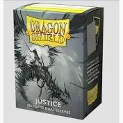 Dragon Shield - Standard Size Dual Matte Sleeves (100 ct.) - Justice